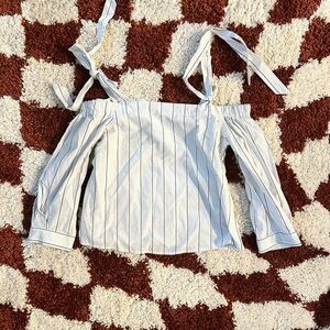 Striped Off-Shoulder Top